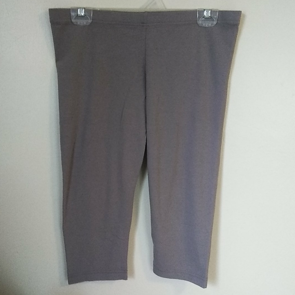Bobi Los Angeles Gray Ankle Leggings Size Large